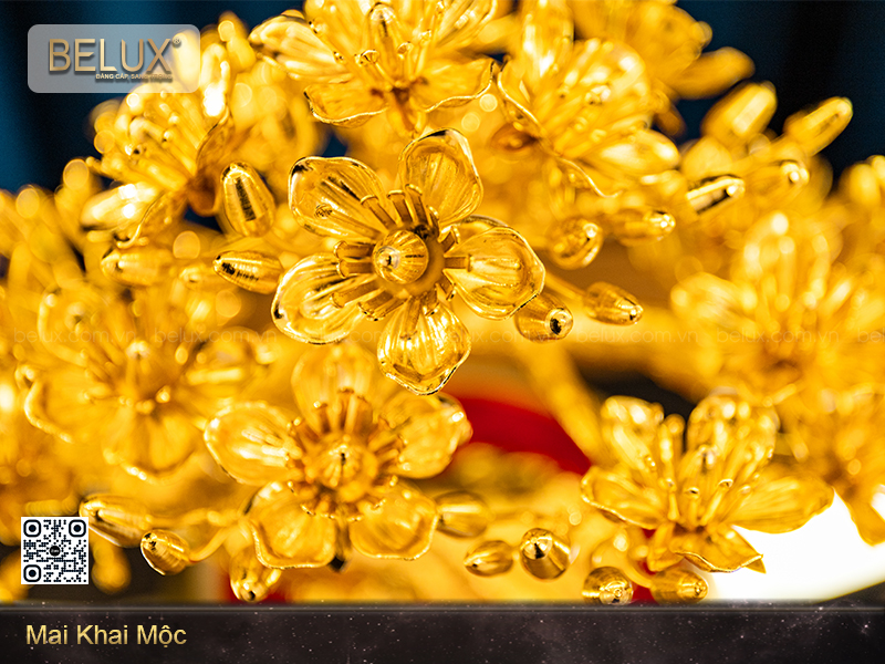 Mai khai mộc mạ vàng 24k&nbsp;